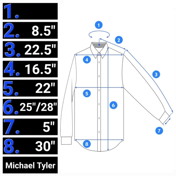 XL | Michael Tyler | Long Sleeved Asymmetrical-Hem Button Down Shirt - Picture 6 of 6